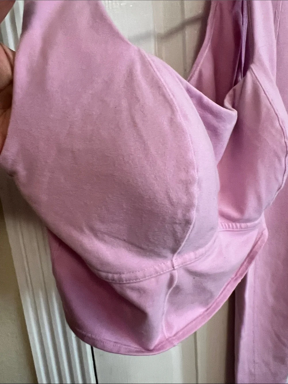PINK Victoria's Secret Dusty Pink High-Waist Leggings & Sports Bra Set